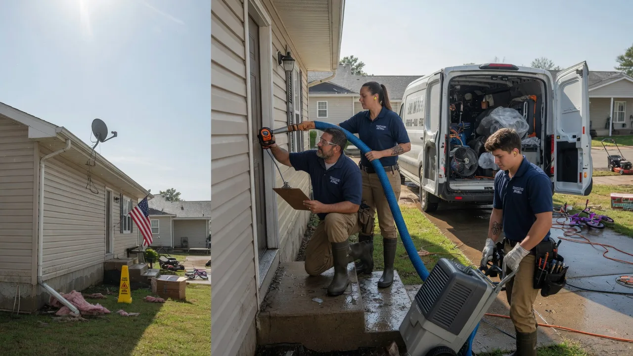 Ceiling Water Damage Restoration in Columbus, PA near me
